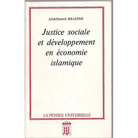 Justice sociale et developpememt en économie islamique