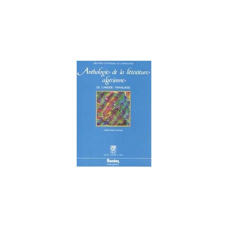 Anthologie de la littérature Algerienne